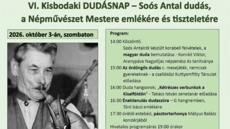 Hatodik alkalommal rendezik meg a Kisbodaki Dudásnapot