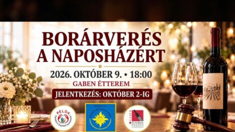 Jótékonysági borárveréssel támogatják a Naposházat Mosonmagyaróváron