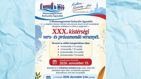 30. alkalommal rendeznek kistérségi vers- és prózamondó versenyt