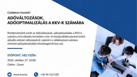 Online előadáson mutatják be a KATA tervezett átalakítását