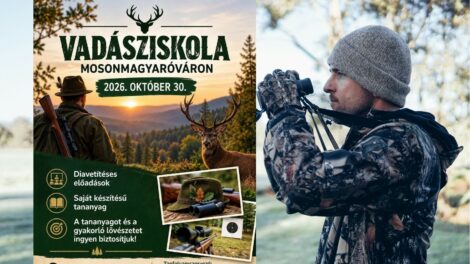 Vadászvizsgára felkészítő tanfolyam indul Mosonmagyaróváron