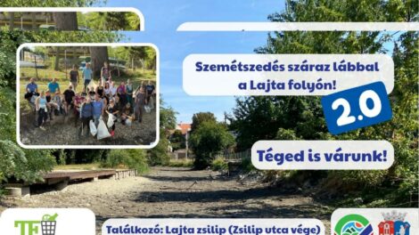 Önkénteseket várnak a Lajta medrének megtisztítására Mosonmagyaróváron